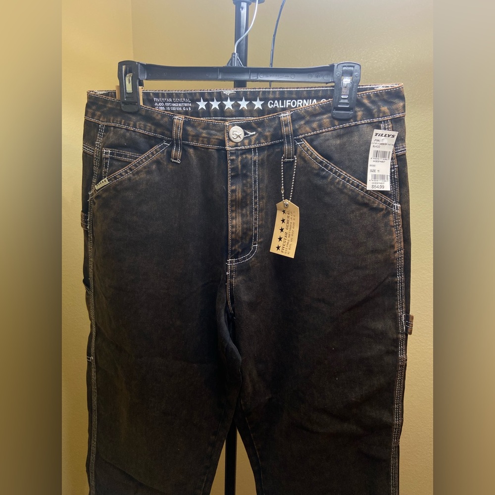 Fivestar General Relaxed Carpenter Pants, Size 11/30 in women’s, Color Black